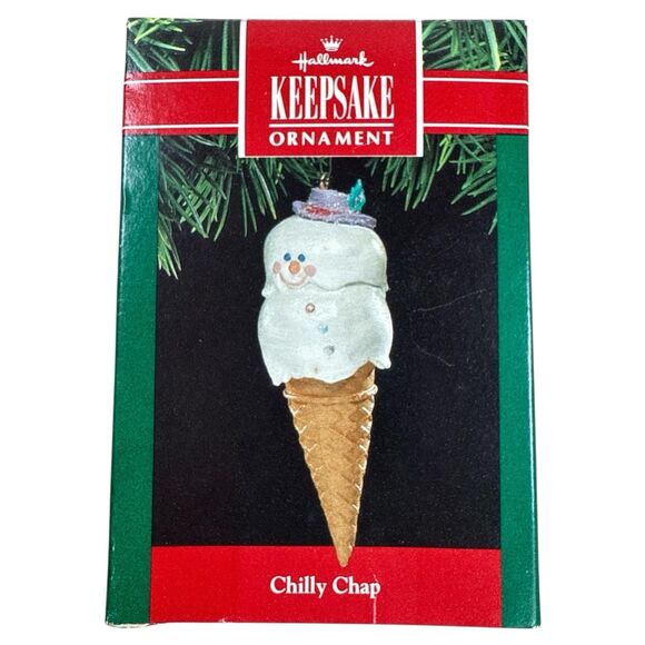 1991 Hallmark Keepsake Ornament – Chilly Chap the Snowman - Picture 6 of 7
